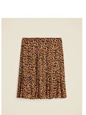 JCrew Collection Leopard Print Skirt